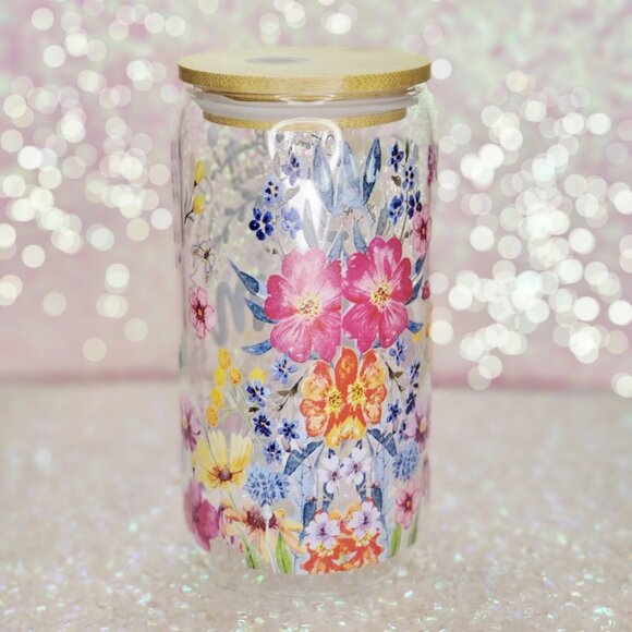 ☕"I Am" Inspirational/Religious 16oz Glass Cup☕BUNDLE & SAVE - Picture 4 of 11